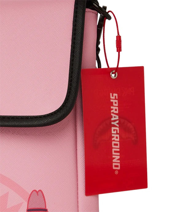 SPRAYGROUND PINK PANTHER PINK PAINTER MESSENGER SLING BAG