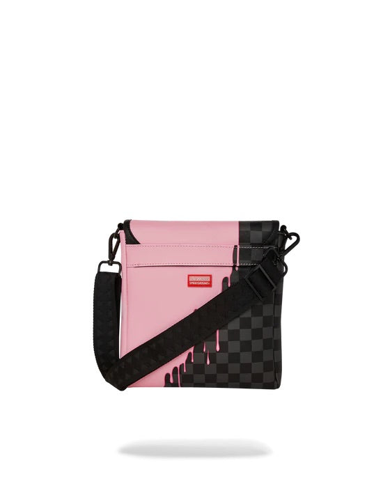 SPRAYGROUND PINK PANTHER PINK PAINTER MESSENGER SLING BAG