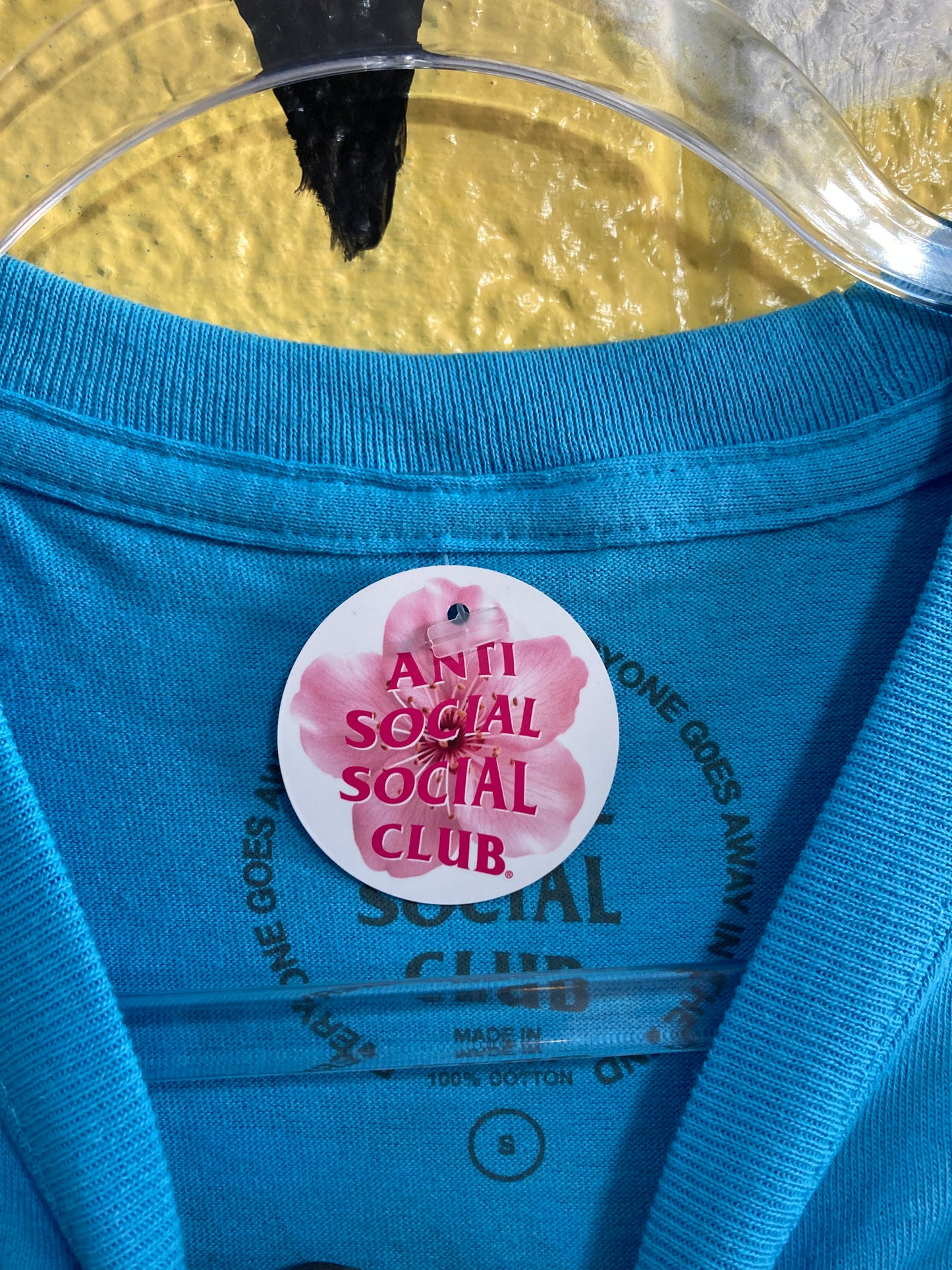 Anti Social Social Club How Deep Tee ‘Aquatic Blue’