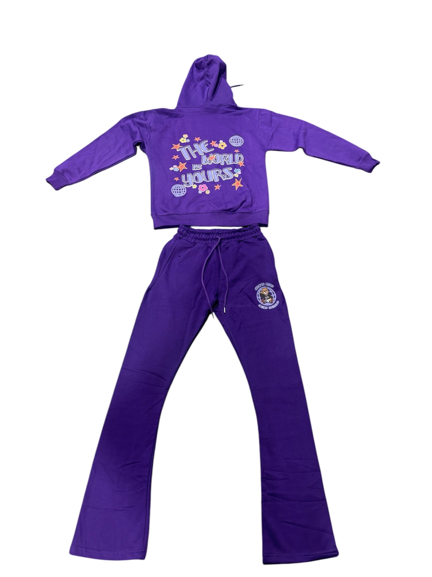 GMCW “Ghetto World Bear“ Purple Set