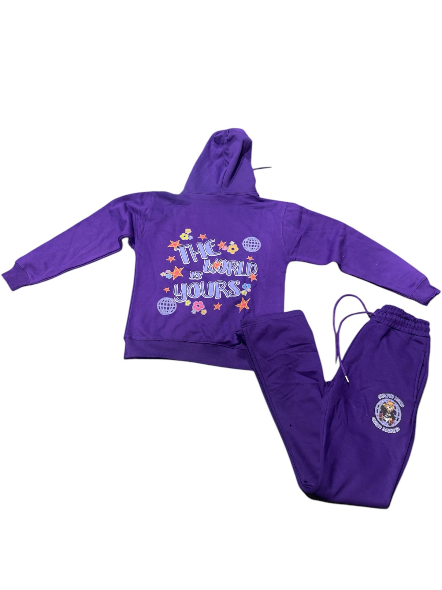 GMCW “Ghetto World Bear“ Purple Set