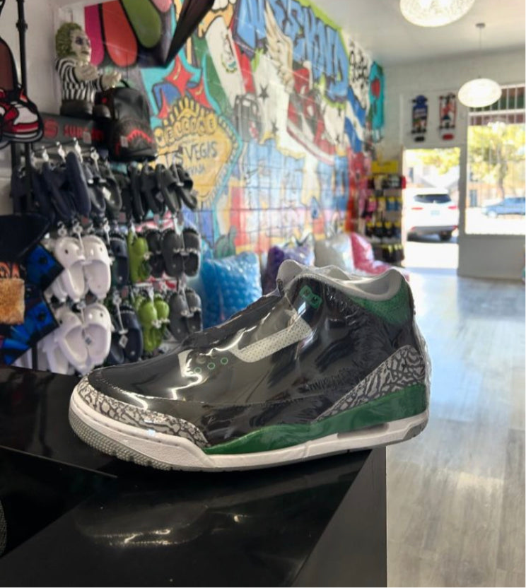 Jordan 3 Pine Green (Oregon Ducks)