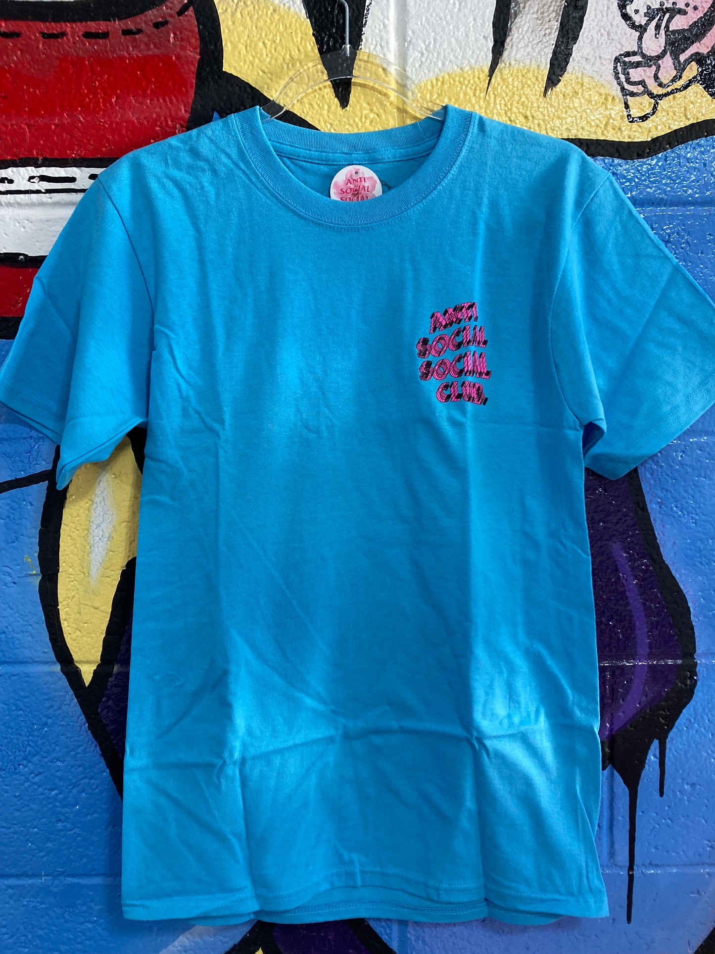 Anti Social Social Club How Deep Tee ‘Aquatic Blue’